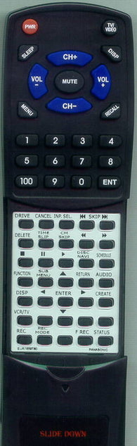 PANASONIC RTEUR7659T80 Replacement Remote