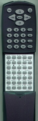 PANASONIC RTEUR7659Y10 Replacement Remote