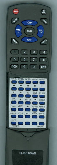 PANASONIC RTEUR7659Y20 Replacement Remote