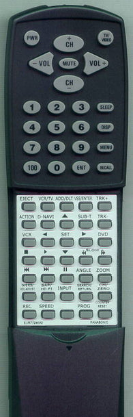 PANASONIC RTEUR7724KA0 Replacement Remote