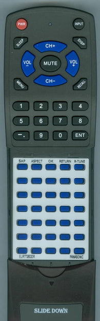 PANASONIC RTEUR7726020R Replacement Remote