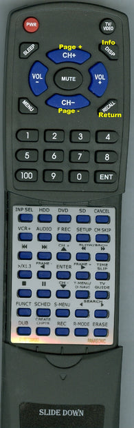 PANASONIC RTEUR7729KB0 Replacement Remote