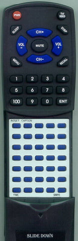 SANYO PC13R80 Replacement Remote