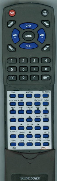 SANYO GXEB Replacement Remote