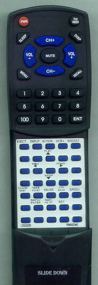 PANASONIC RTLSSQ0205 Replacement Remote