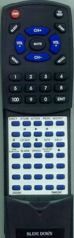 PANASONIC RTLSSQ0240 Replacement Remote