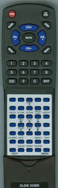 PANASONIC RTLSSQ0276 Replacement Remote