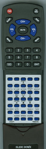 PANASONIC RTLSSQ0276 Replacement Remote