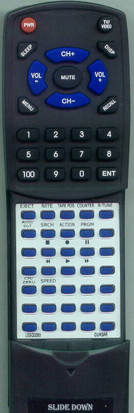 PANASONIC RTLSSQ0283 Replacement Remote