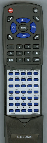 PANASONIC RC112360900 Replacement Remote