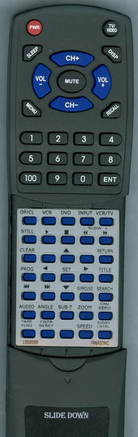 PANASONIC RTLSSQ0333 Replacement Remote