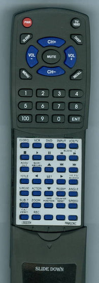 PANASONIC RTLSSQ0334 Replacement Remote