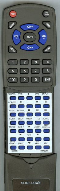 PANASONIC RTLSSQ0345 Replacement Remote