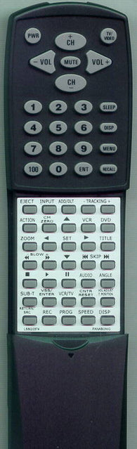 PANASONIC RTLSSQ0374 Replacement Remote