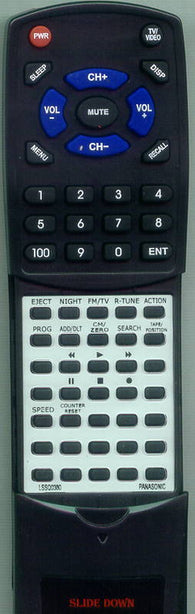 PANASONIC RTLSSQ0380 Replacement Remote