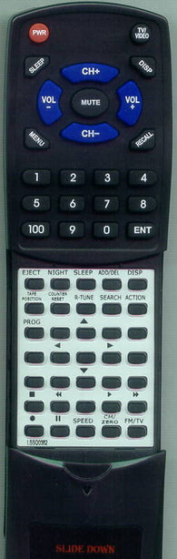 PANASONIC RTLSSQ0382 Replacement Remote