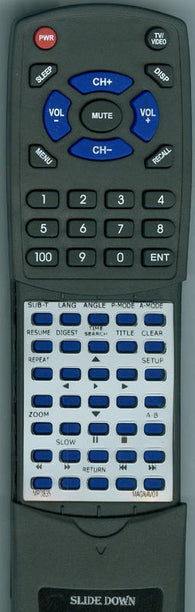 MAGNAVOX MPD835 Replacement Remote