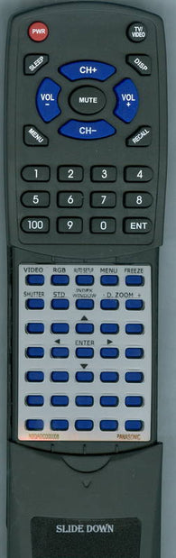 PANASONIC RTN2QADC000008 Replacement Remote