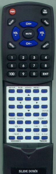 PANASONIC RTN2QAEA000015 Replacement Remote