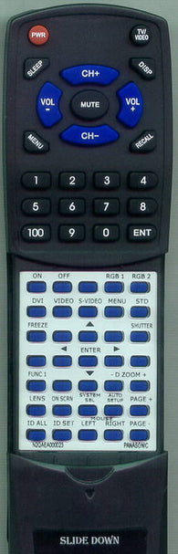 PANASONIC RTN2QAEA000023 Replacement Remote