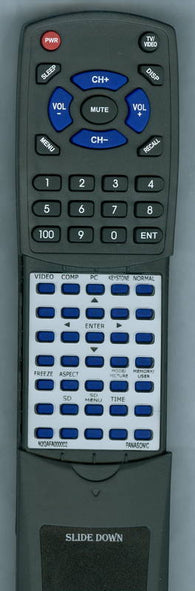 PANASONIC RTN2QAFA000002 Replacement Remote