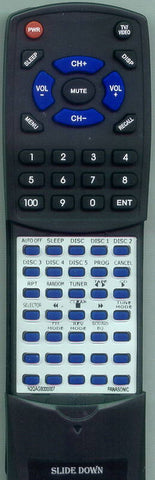 PANASONIC RTN2QAGB000007 Replacement Remote