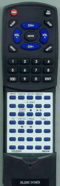 PANASONIC RTN2QAGB000037 Replacement Remote