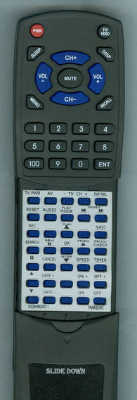 PANASONIC RTN2QAHB000010 Replacement Remote