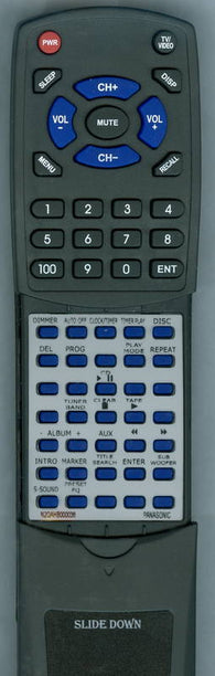 PANASONIC RTN2QAHB000036 Replacement Remote