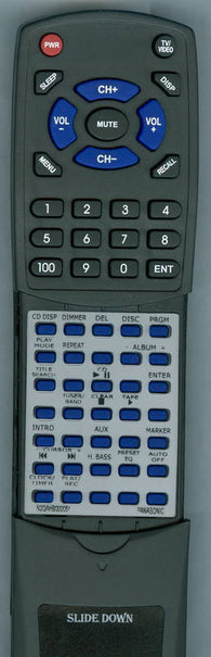 PANASONIC RTN2QAHB000051 Replacement Remote