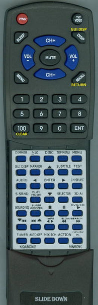 PANASONIC RTN2QAJB000023 Replacement Remote