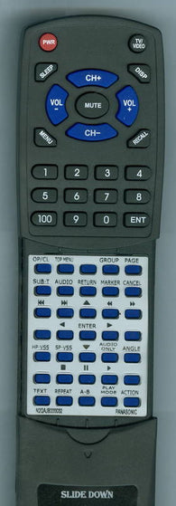 PANASONIC RTN2QAJB000032 Replacement Remote