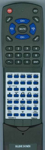 PANASONIC RTN2QAJB000130 Replacement Remote