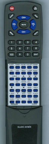 PANASONIC RTN2QAYB000008 Replacement Remote