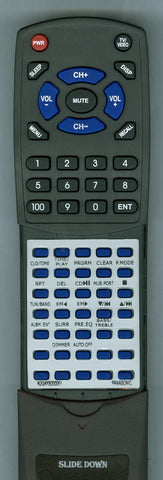 PANASONIC RTN2QAYB000051 Replacement Remote