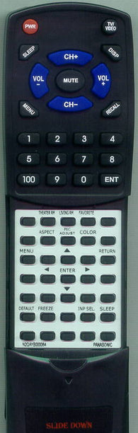 PANASONIC RTN2QAYB000064 Replacement Remote