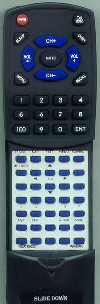 PANASONIC RTN2QAYB000102 Replacement Remote