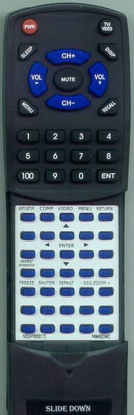 PANASONIC RTN2QAYB000172 Replacement Remote