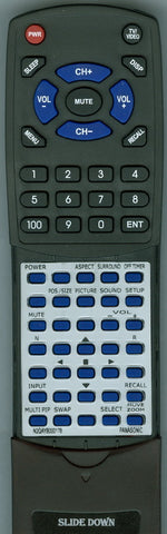 PANASONIC RTN2QAYB000178 Replacement Remote