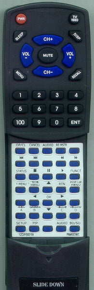 PANASONIC RTN2QAYB000184 Replacement Remote