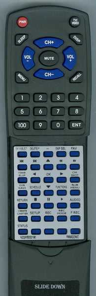 PANASONIC RTN2QAYB000196 Replacement Remote