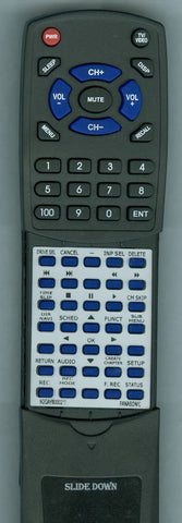 PANASONIC RTN2QAYB000211 Replacement Remote