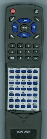 PANASONIC RTN2QAYB000643 Replacement Remote