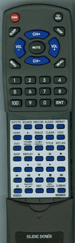 MAGNAVOX MDR515HF7 Replacement Remote