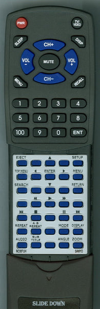 SANYO NC087UH Replacement Remote