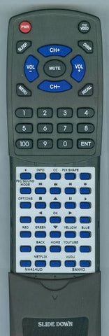 SANYO NH414UD Replacement Remote