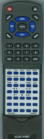 PANASONIC RAK-CH945WK Replacement Remote