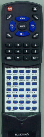 PANASONIC RAKLX133WH Replacement Remote