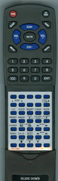 PANASONIC RAKLX308W Replacement Remote