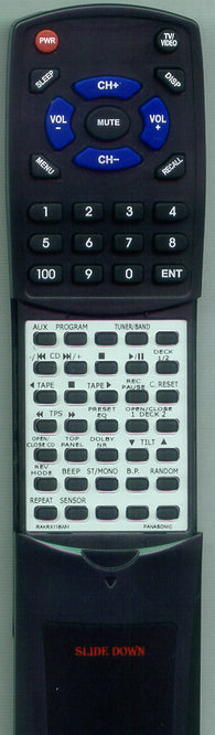 PANASONIC RAKRX135WH Replacement Remote